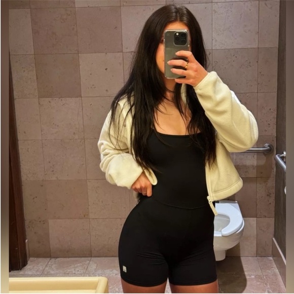 Vuori Pants - Vuori AlITheFeels Onesie in Black